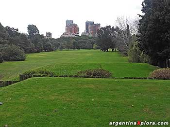 Campo de Golf de Palermo. Tee del hoyo 1