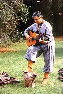 Gaucho con su guitarra