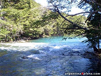 Rápidos en el Río Manso