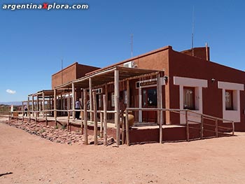 Parador de servicios en el Parque