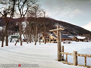 acceso al Cerro Castor