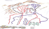 mapa de pistas de ski Los Penitentes