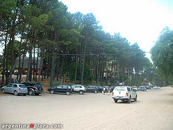 Calle comercial de Mar de las Pampas