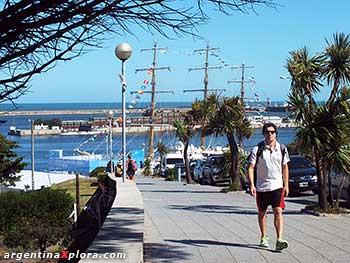 Rambla de mar del Plata y Hotel Provincial