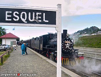 Estación Tren Patagónico "La Trochita". 