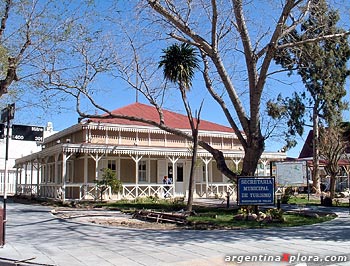 Edificación típica en Trelew. Secretaría de Turismo.