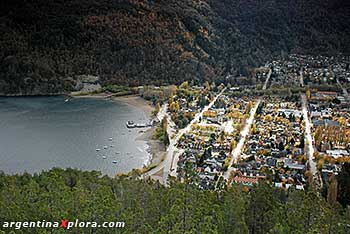 vista de la ciudad San Martín de los Andes