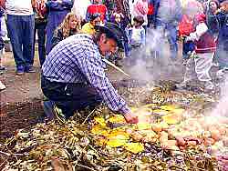 curanto, comida típica araucana